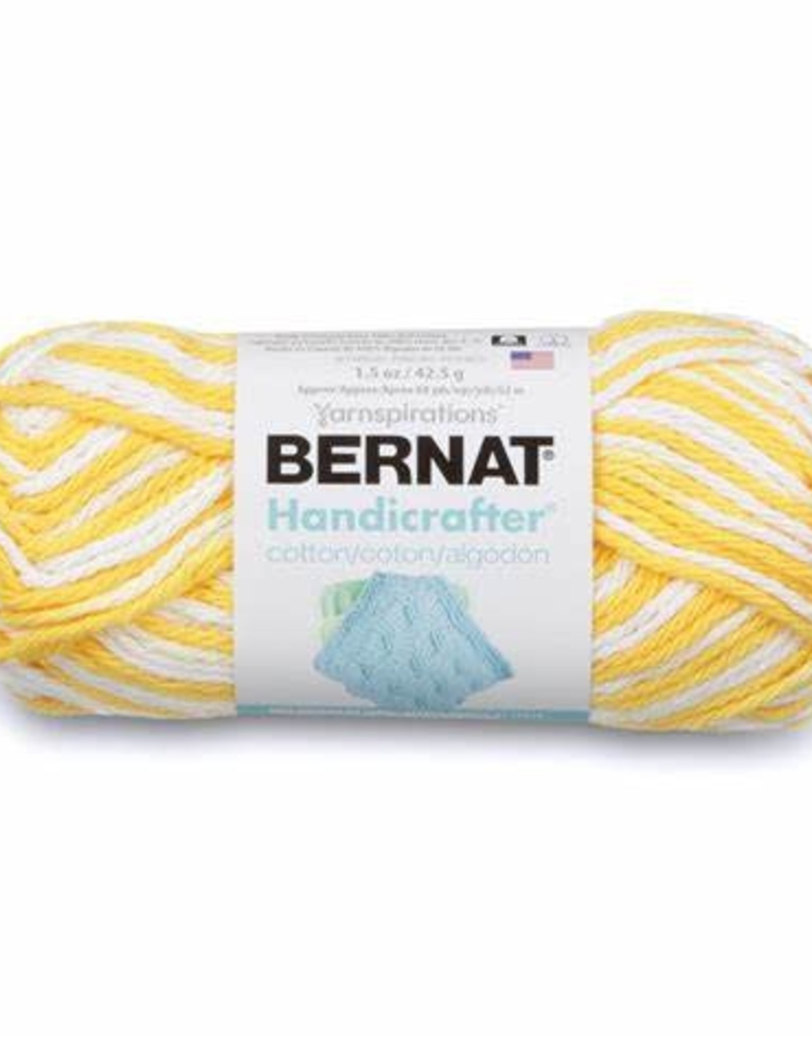 Bernat Bernat Handicrafter Cotton - Lemon Swirl Ombre