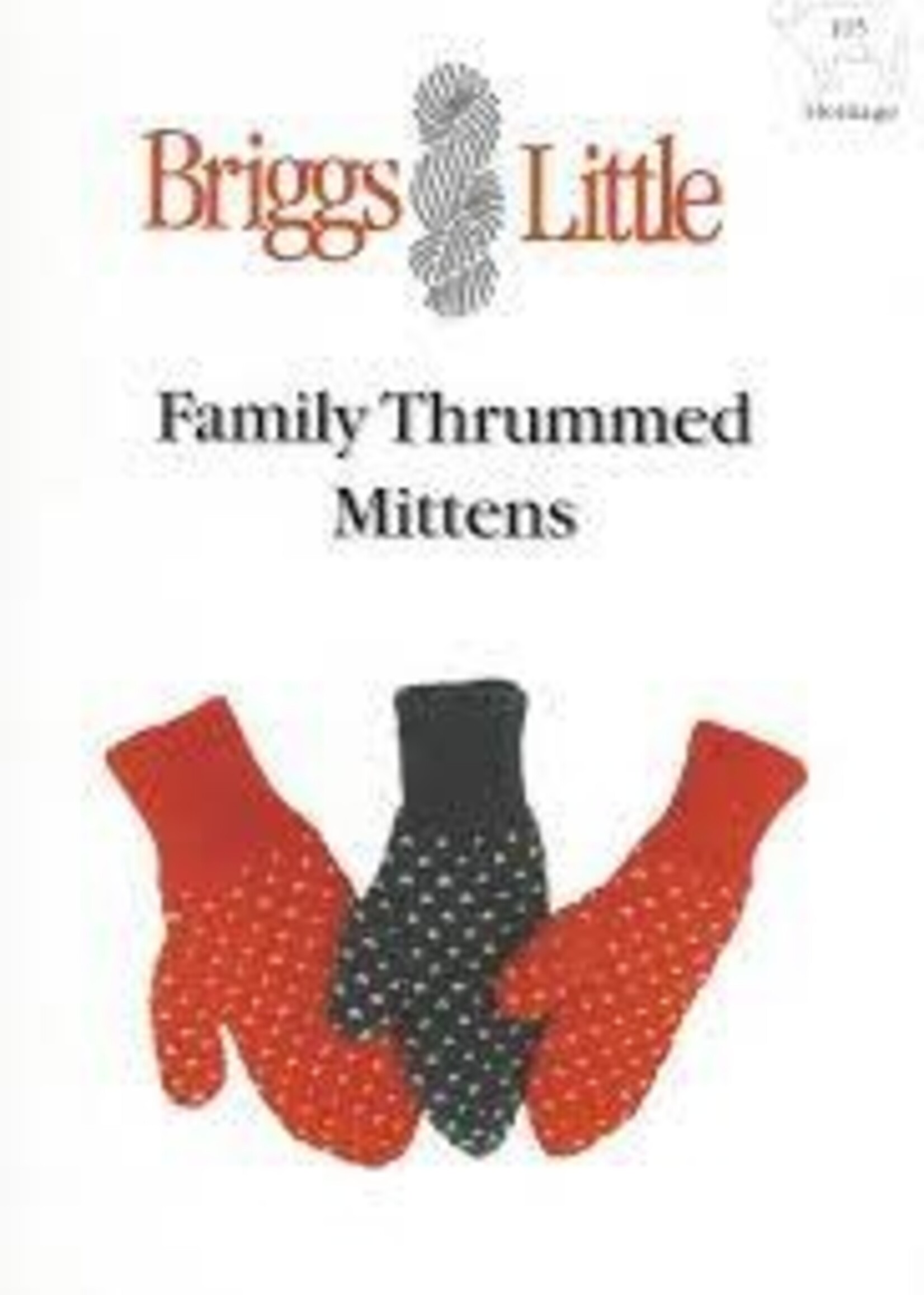 Briggs and Little Briggs and Little Family Thrummed Mittens Pattern