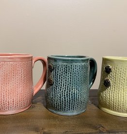 Sweater Mug by Coastal Clay - Green (not avail for shipping)