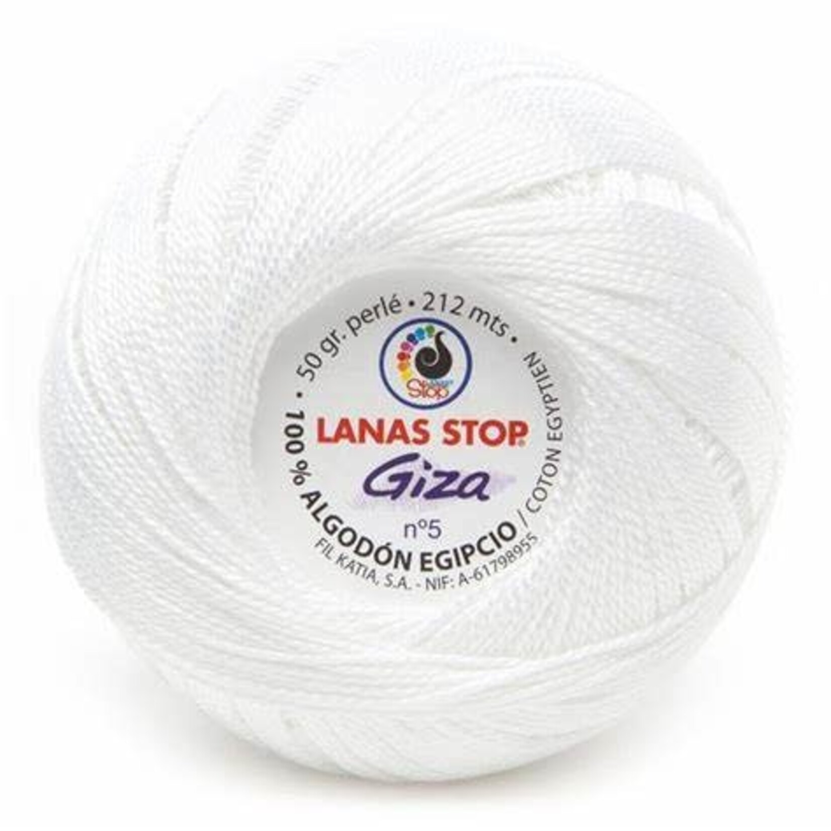 Katia - Giza 5 100% Mercerized Egyptian Cotton - White
