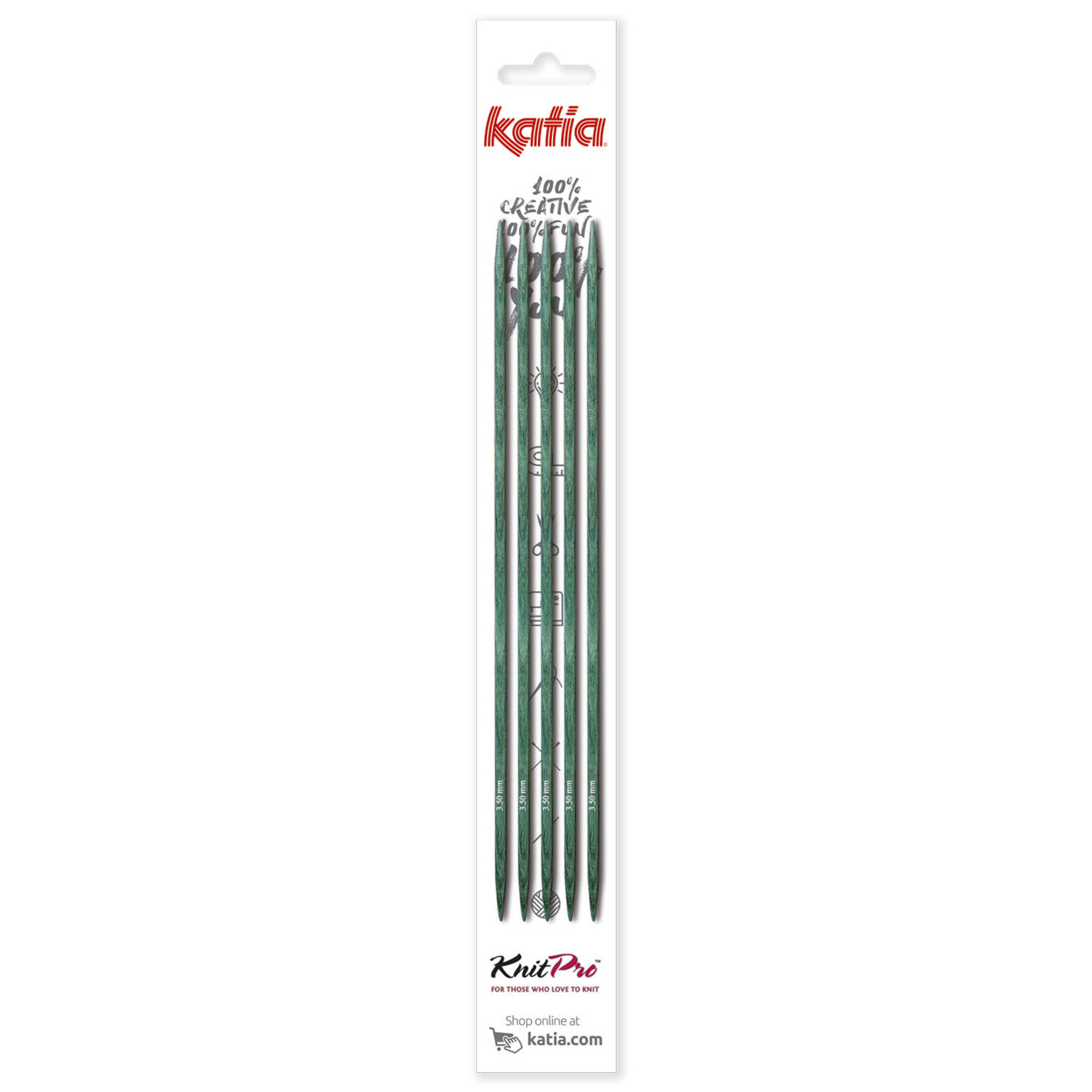 Katia - Wooden DPN - 8" - 3.5mm