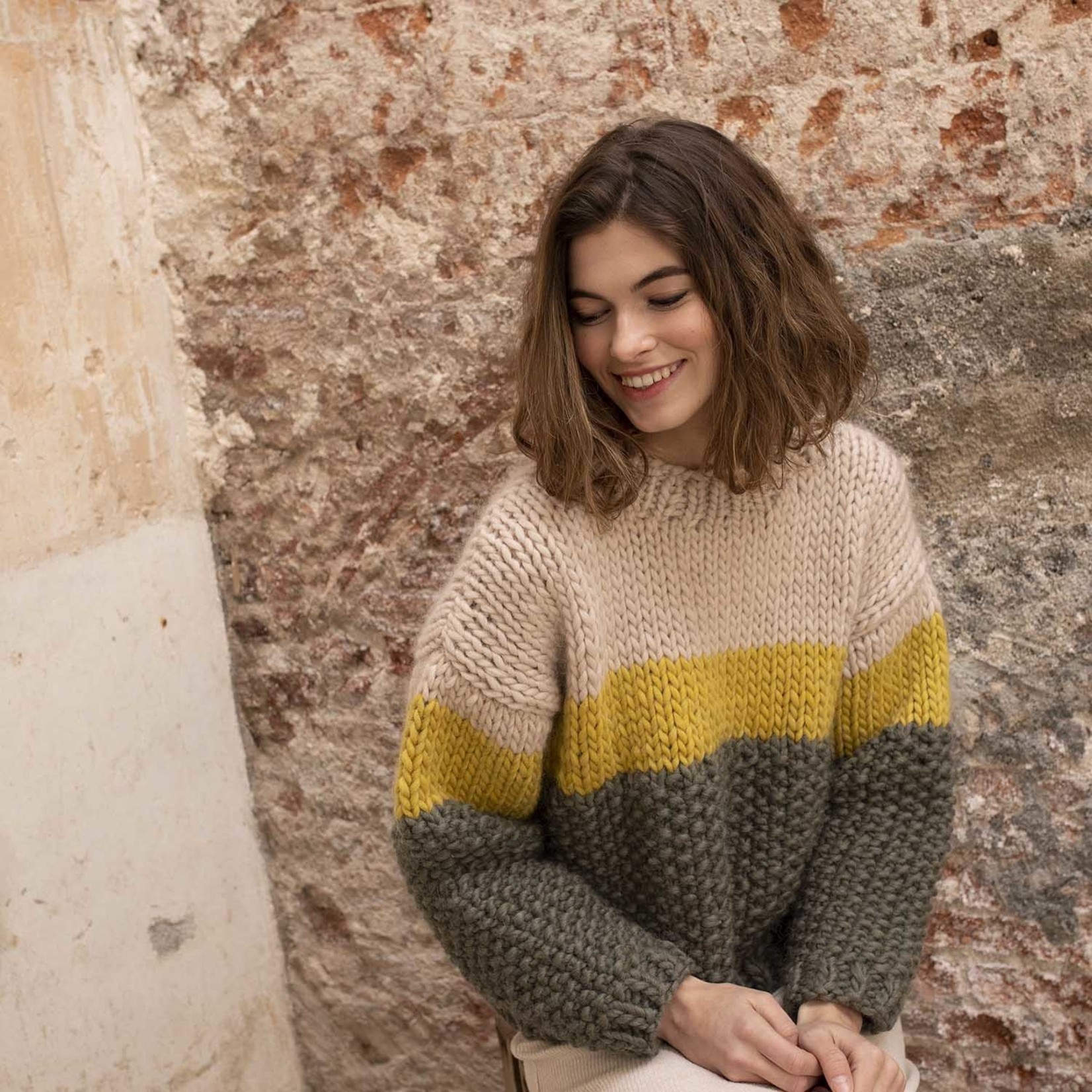 Katia - Beginner Sweater Kit with step-by-step video - XL