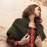 Katia - Easy Knitting Shawl Kit by Carmen Garcia