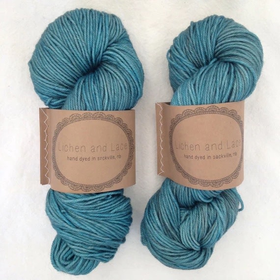 Lichen and Lace LL 1 ply Superwash Merino Fingering - Teal Tide