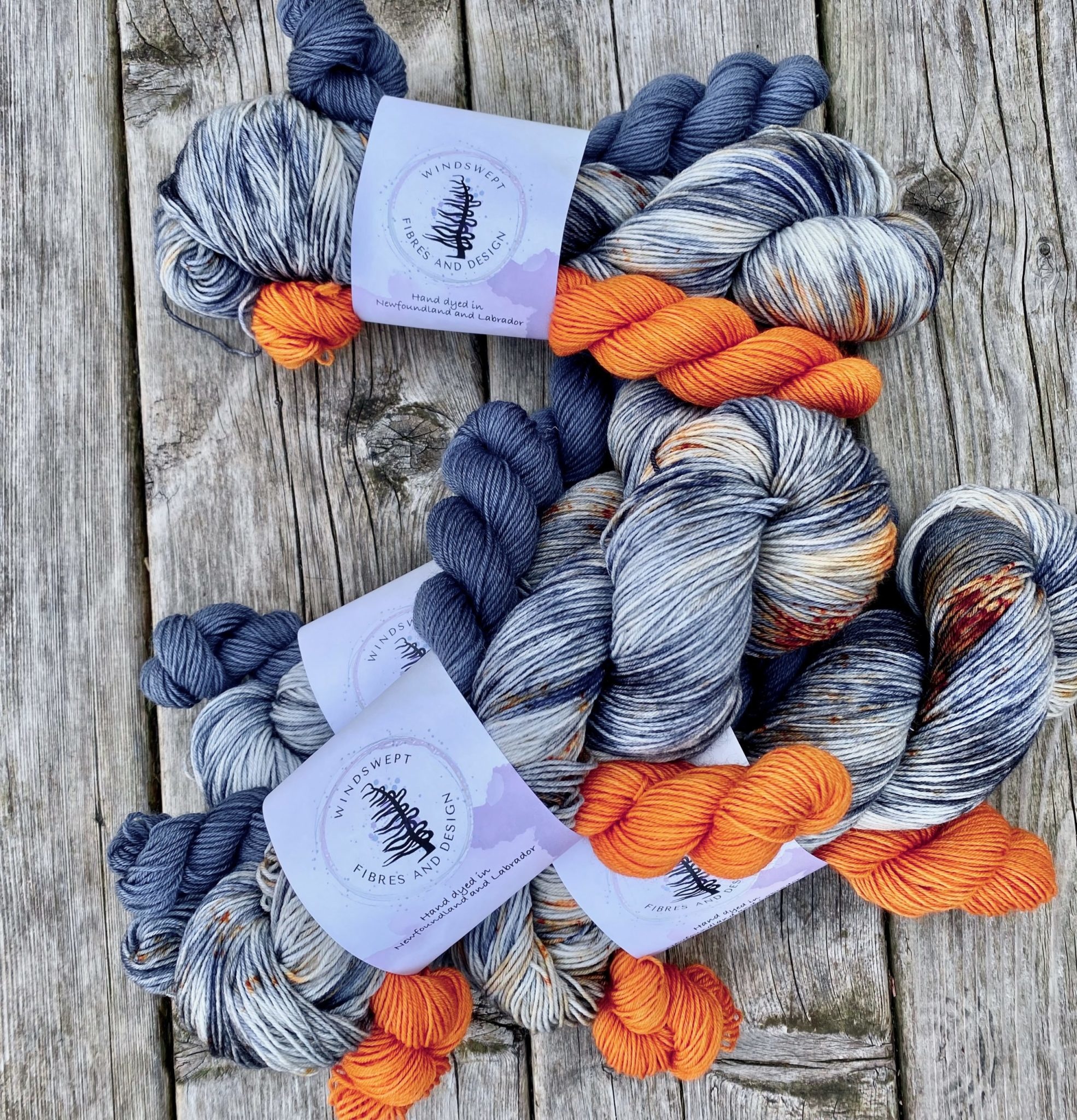 WF BFL 75/25 - Mussels on the Beach Combo – with Wild Cove (blue/grey mini) and Squid Jiggin’ (orange mini)