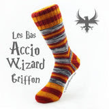 Biscotte WIZARD SOCK KNITTING KIT Griffon - Yarn (2 X 50 gr) & Pattern Biscotte WIZARD SOCK KNITTING KIT Griffon - Yarn (2 X 50 gr) & Pattern