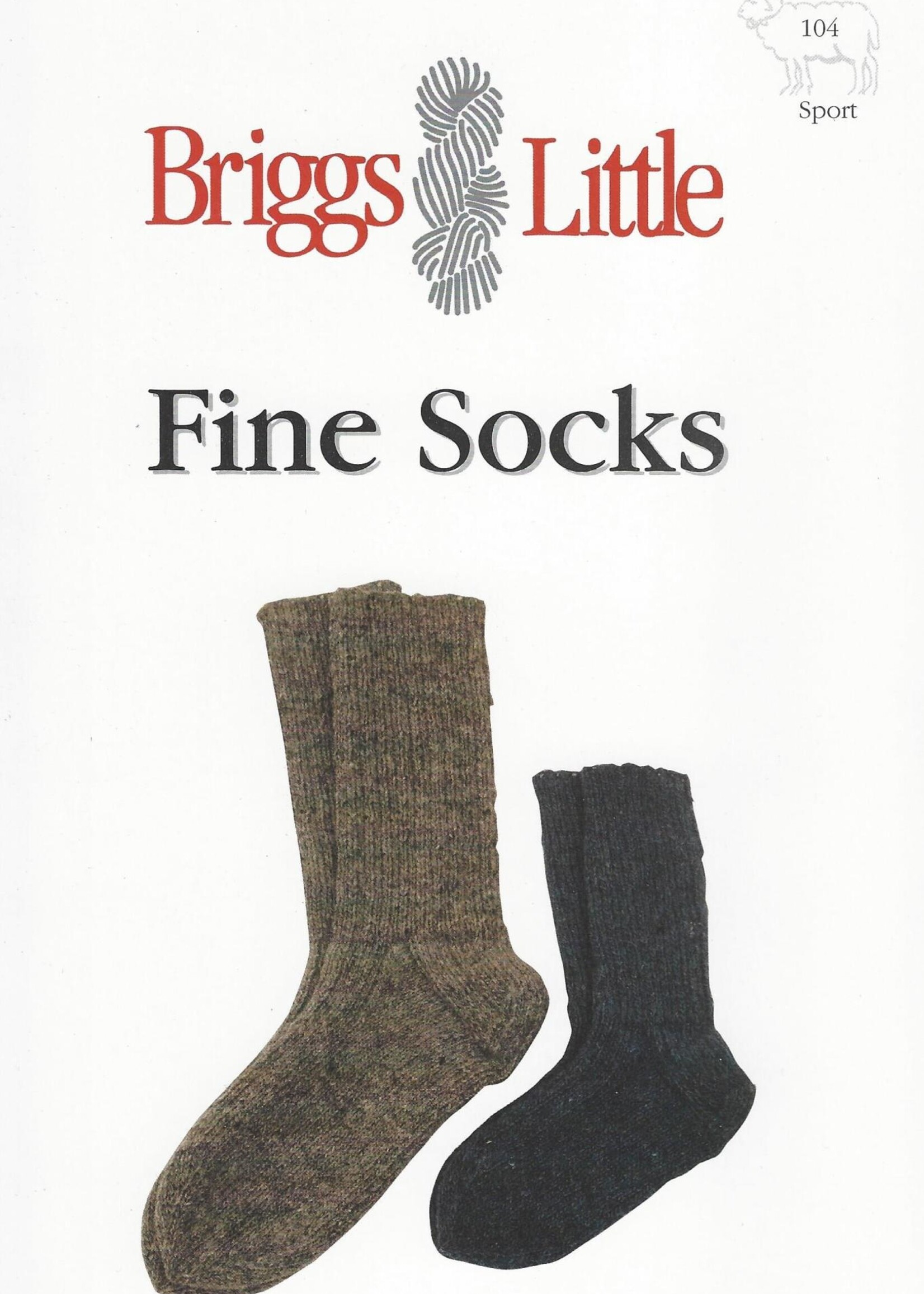 Briggs and Little BL Fine Socks Pattern