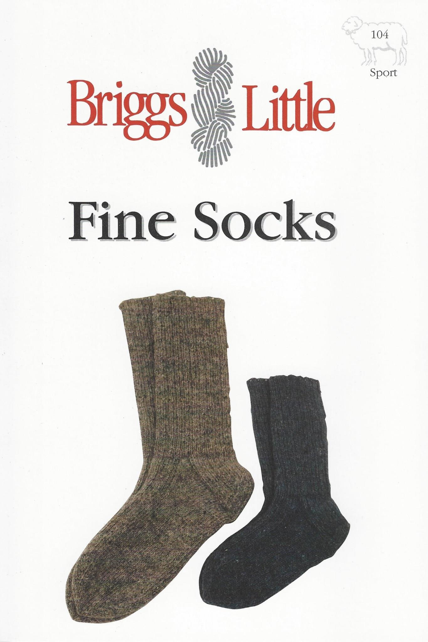 BL Fine Socks Pattern