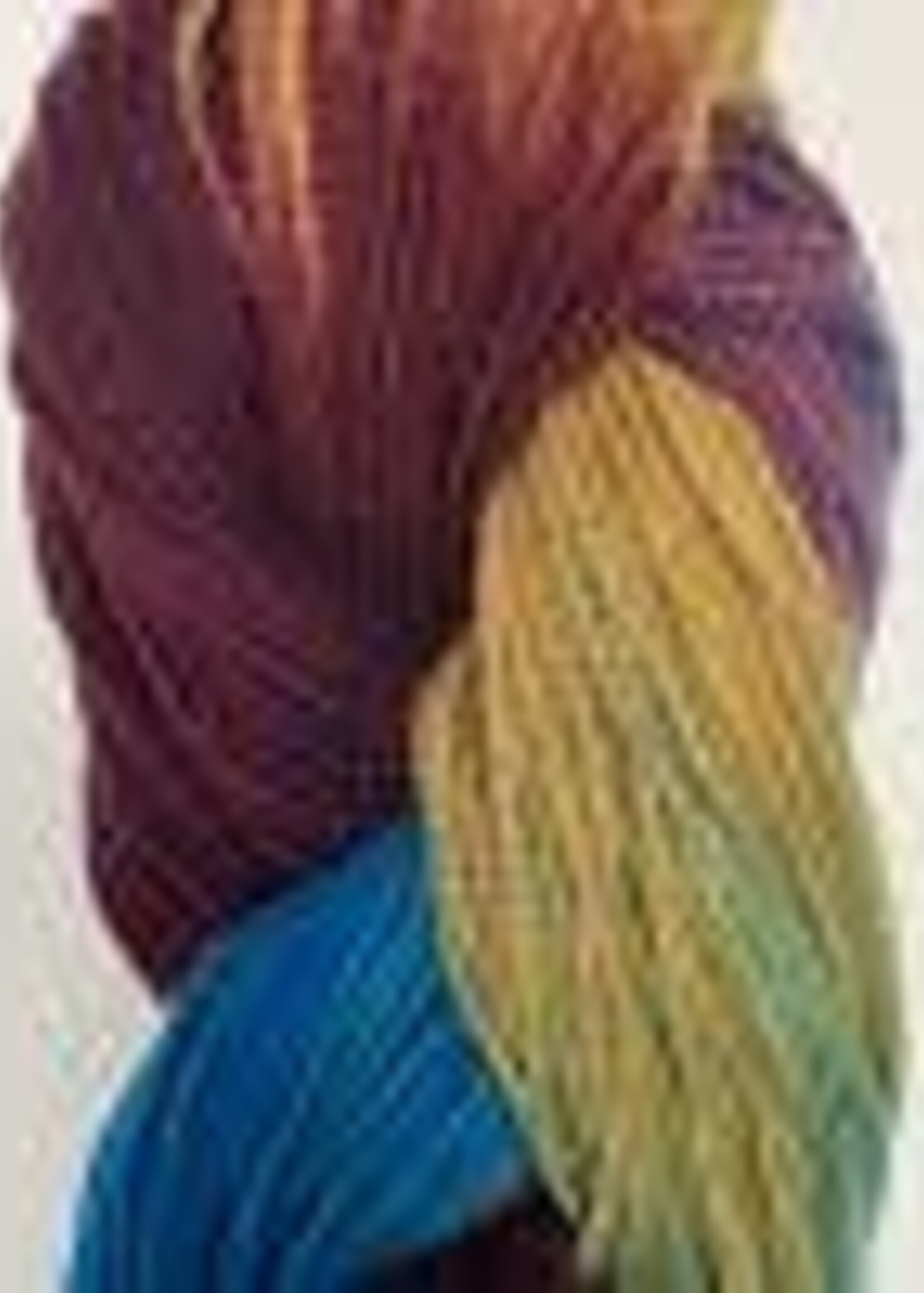 Hand Painted Soft Spun Briggs and Little - Eggplant