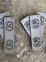 BrickBubble Tags - Handmade - Warm Grey
