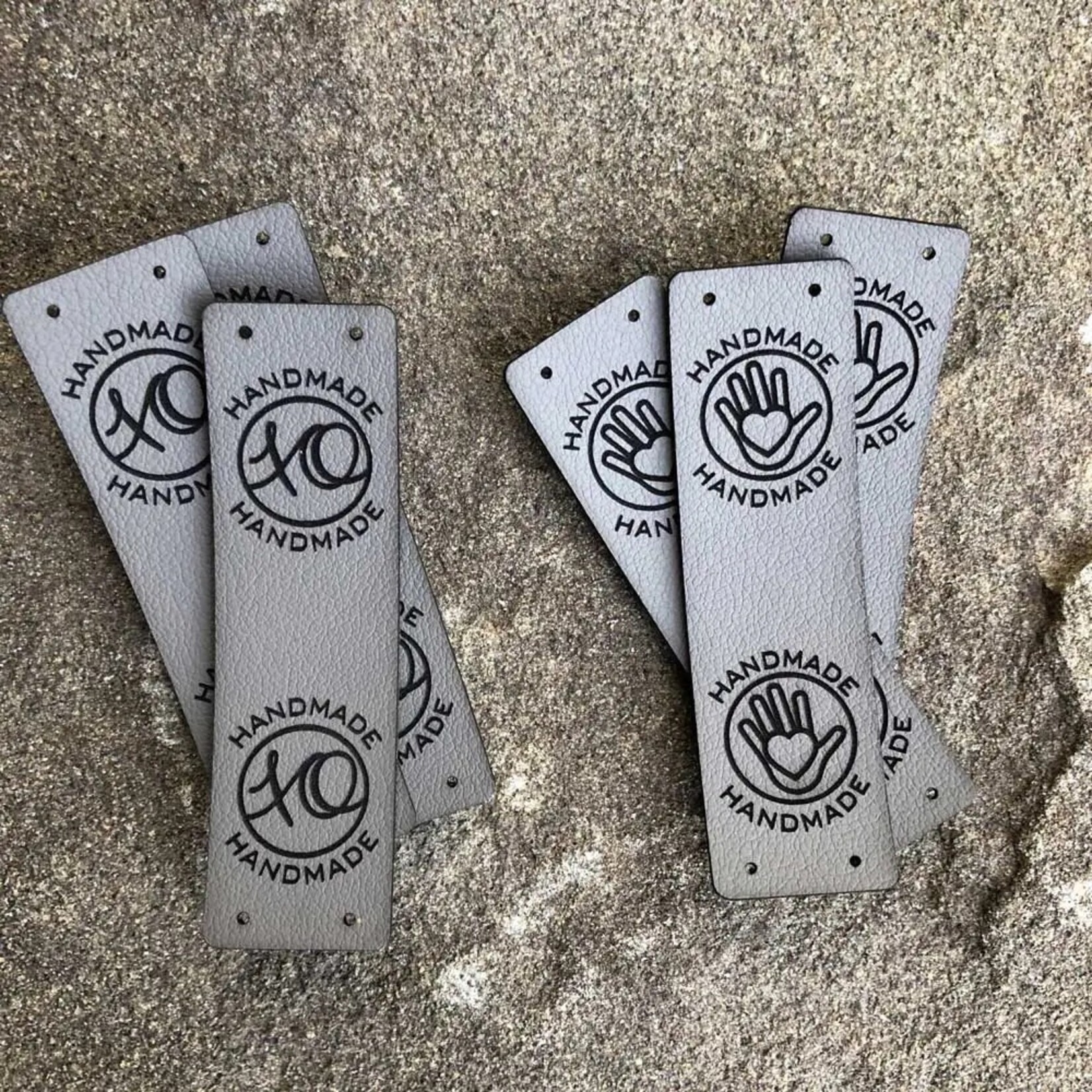 BrickBubble Tags - Handmade - Warm Grey