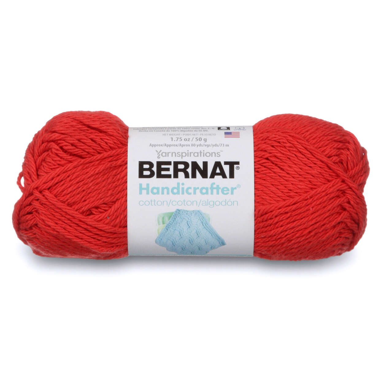 Bernat Handicrafter Cotton 50g Ball - Red