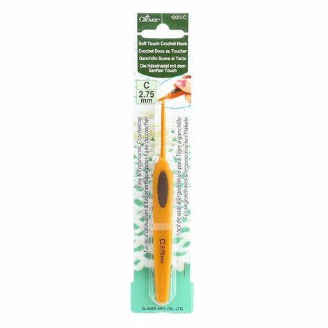 Clover Soft Touch Crochet Hook - 4.5mm