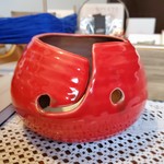 Yarn Bowl by Coastal Clay - Bright Red