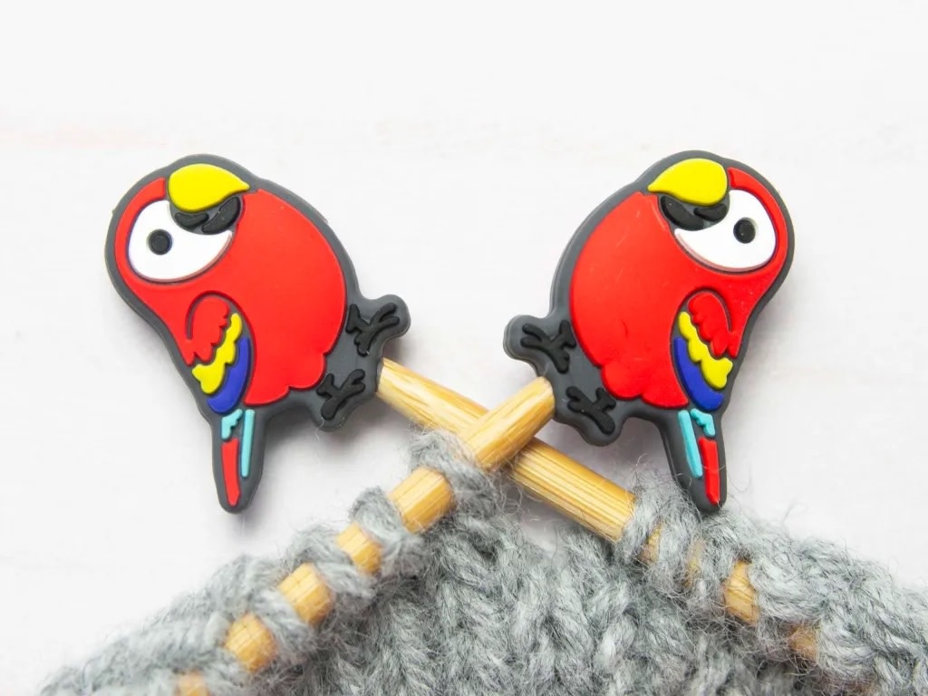 Fox & Pine Stitch Stoppers - Parrot