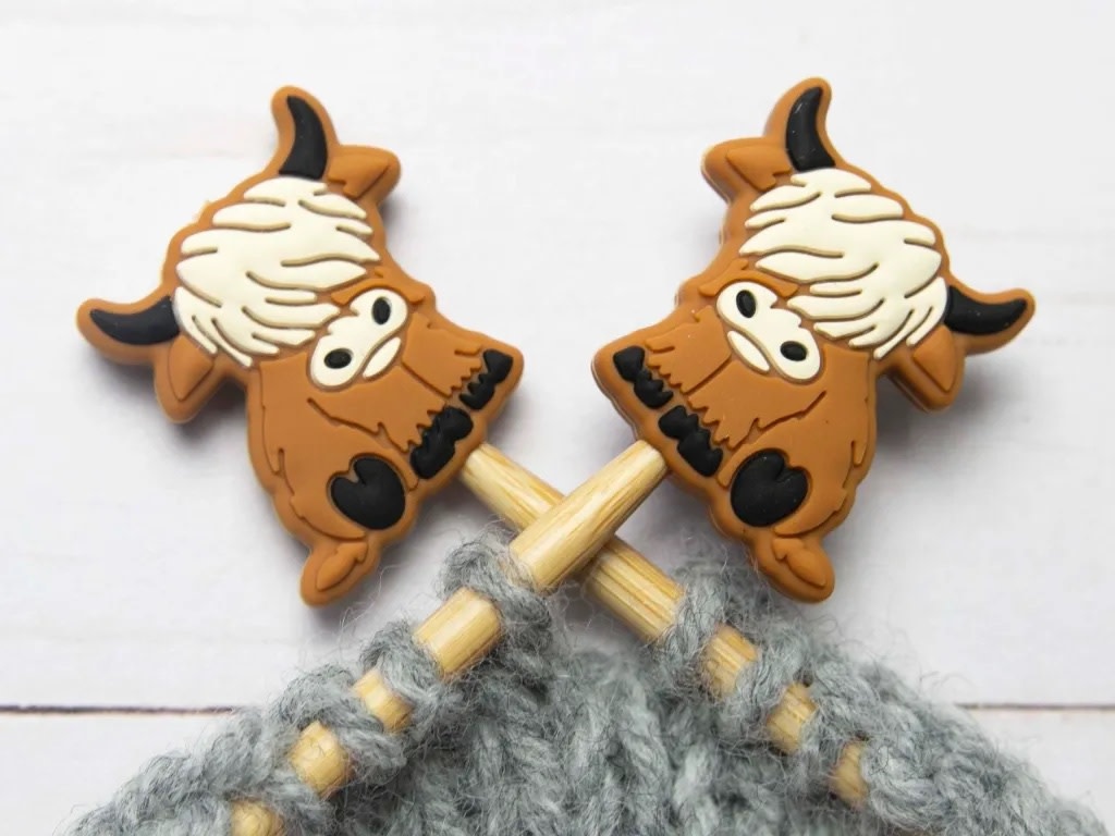 Fox & Pine Stitch Stoppers  - Highland Cows