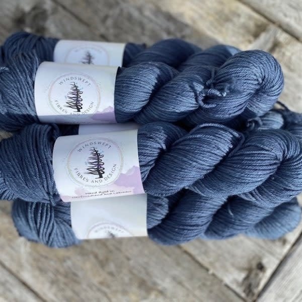 WF - Some Cozy Aran - Frosted Blueberries