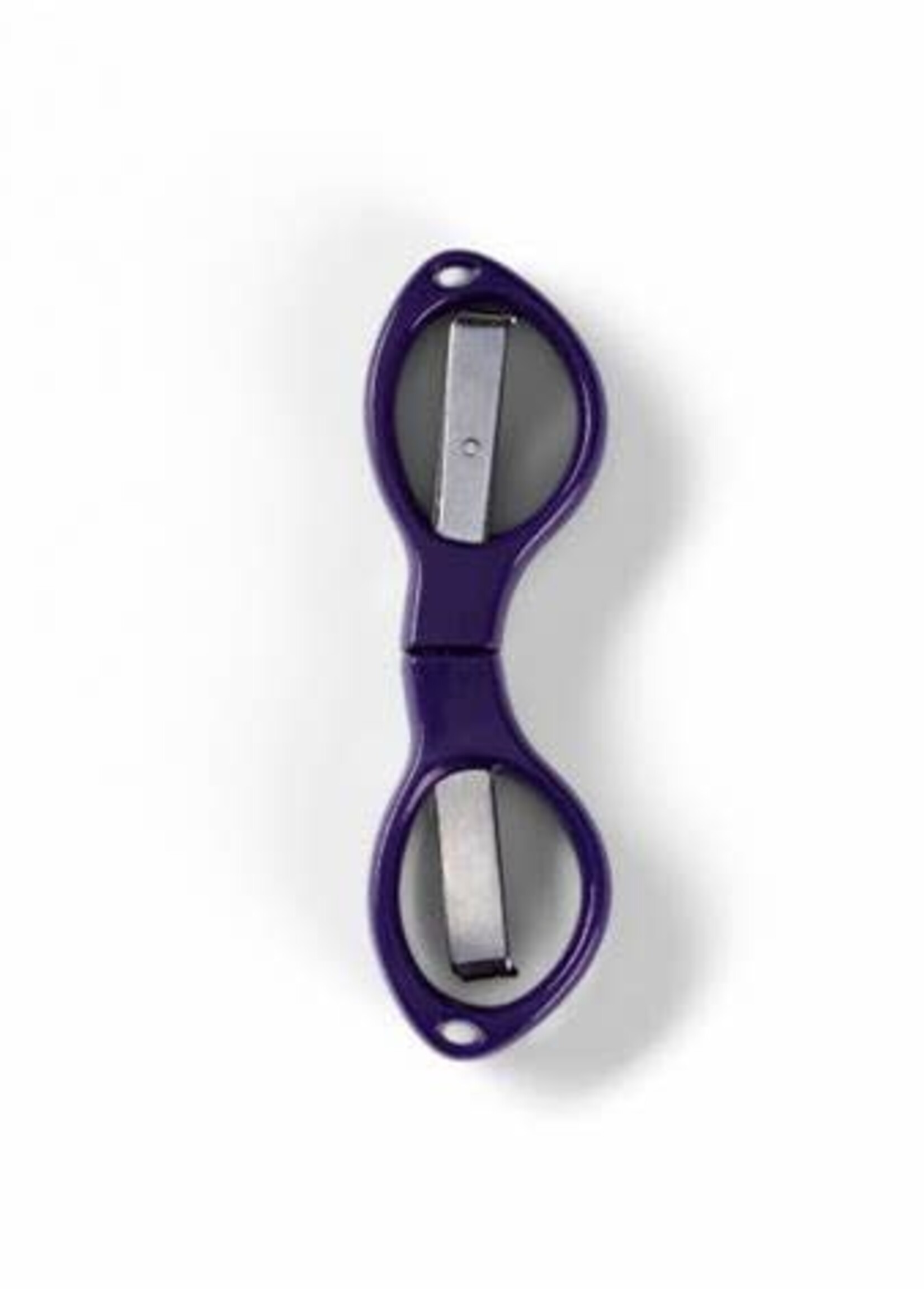 Prym Foldable Scissors Handle Dark Violet 10 cm, Stainless Steel, Purple, 10cm