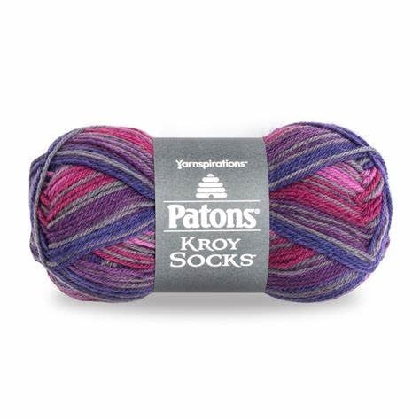 Patons Kroy Socks - Purple Haze