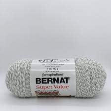 Bernat Super Value - Gray Ragg