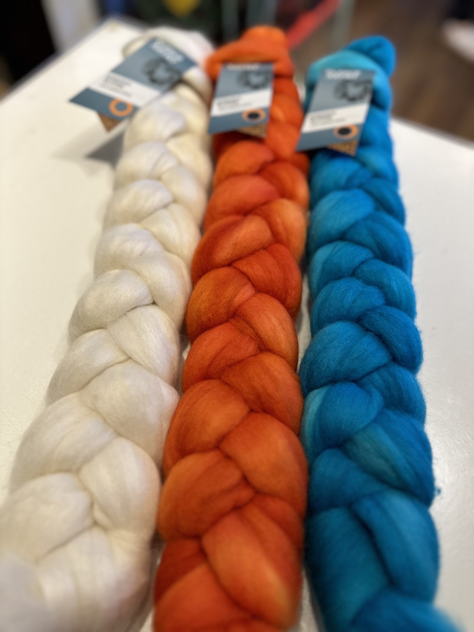 FA Merino Sliver - Bergy Blue - 100g Braid