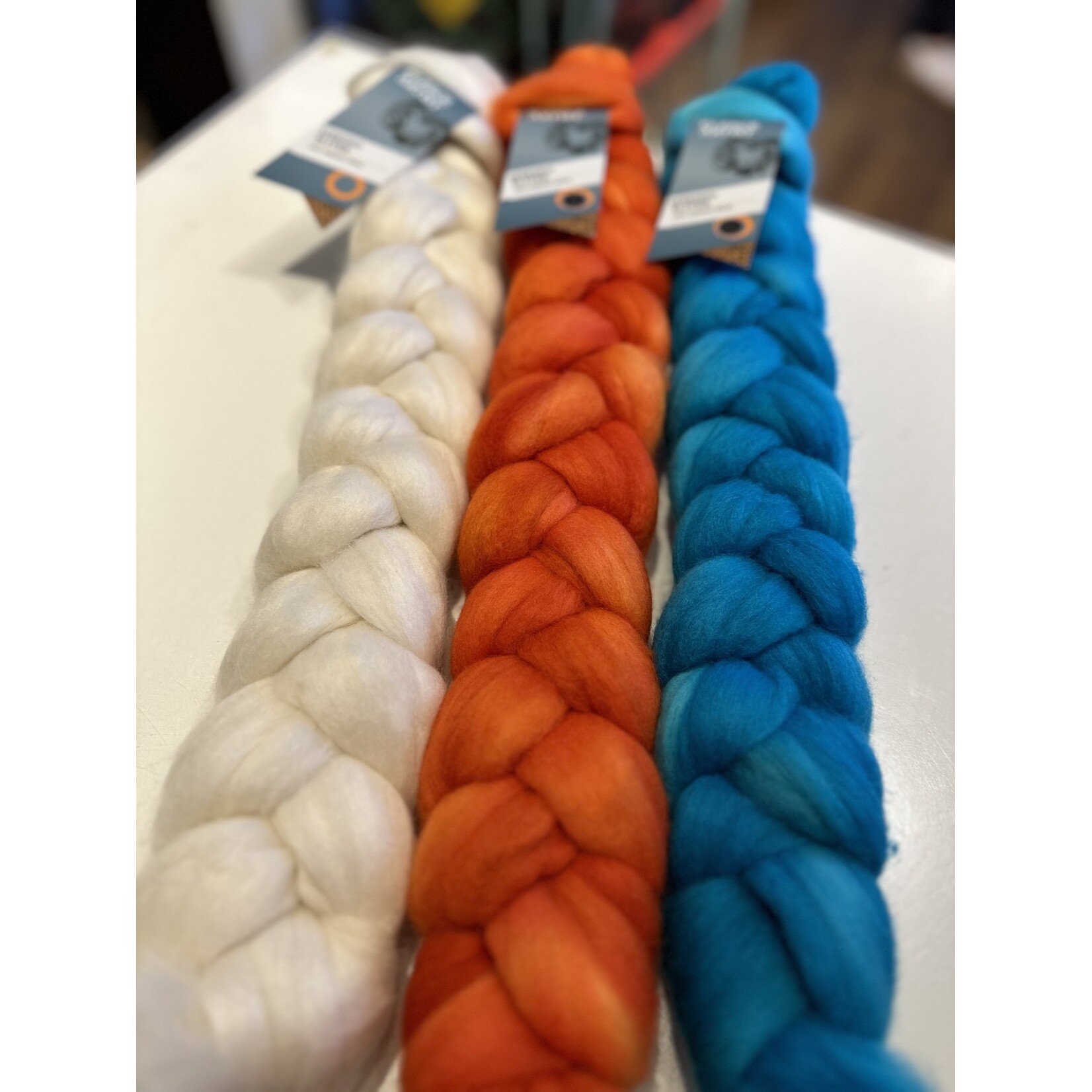 Fleece Artist Fleece Artist - Merino Sliver - Natural - 100g Braid