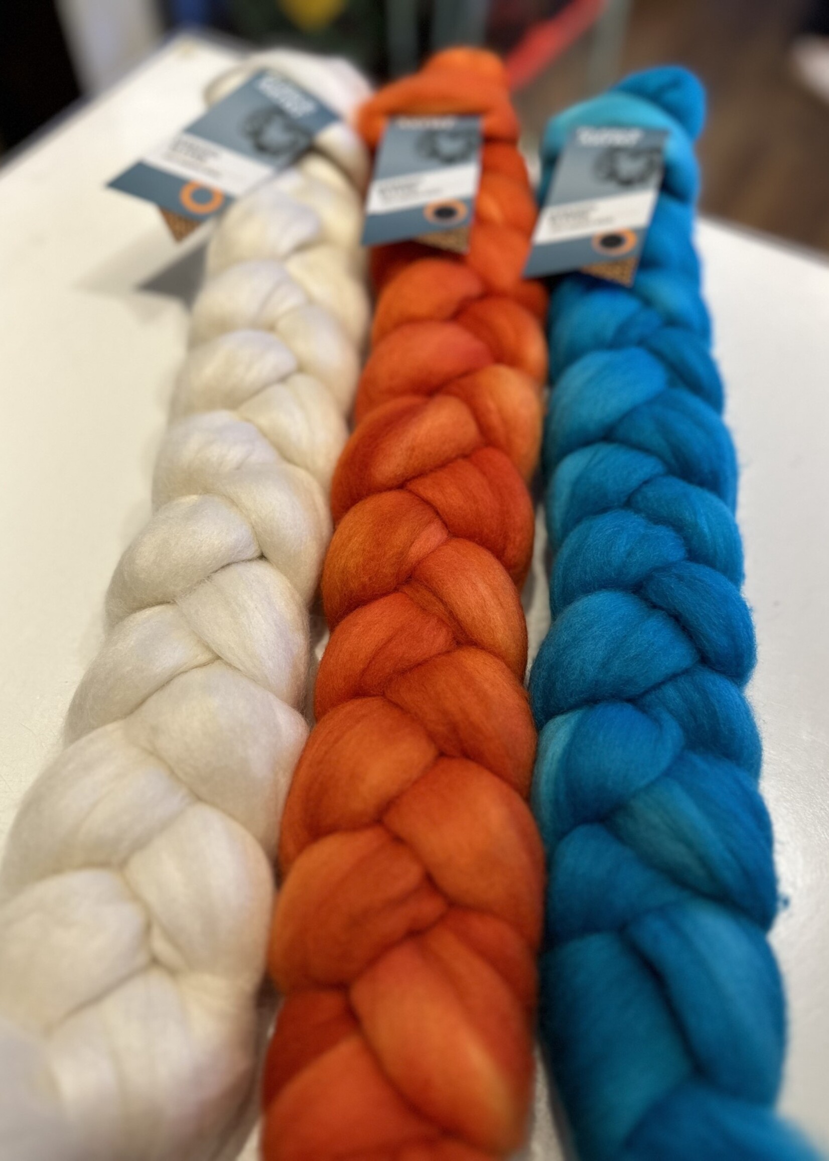 Fleece Artist FA Merino Sliver - Natural - 100g Braid