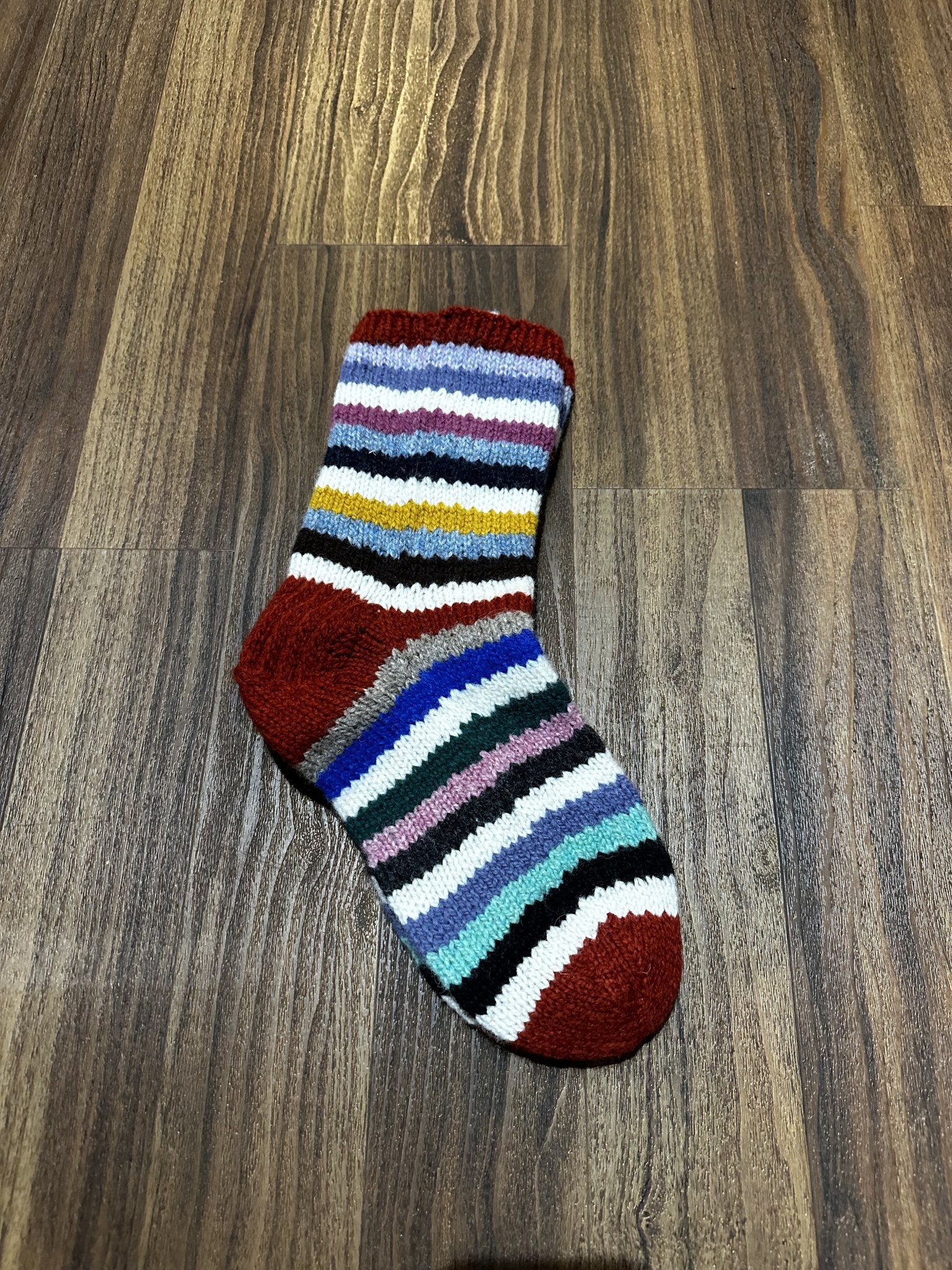 Marie’s Knits - Stripe Socks (Short)