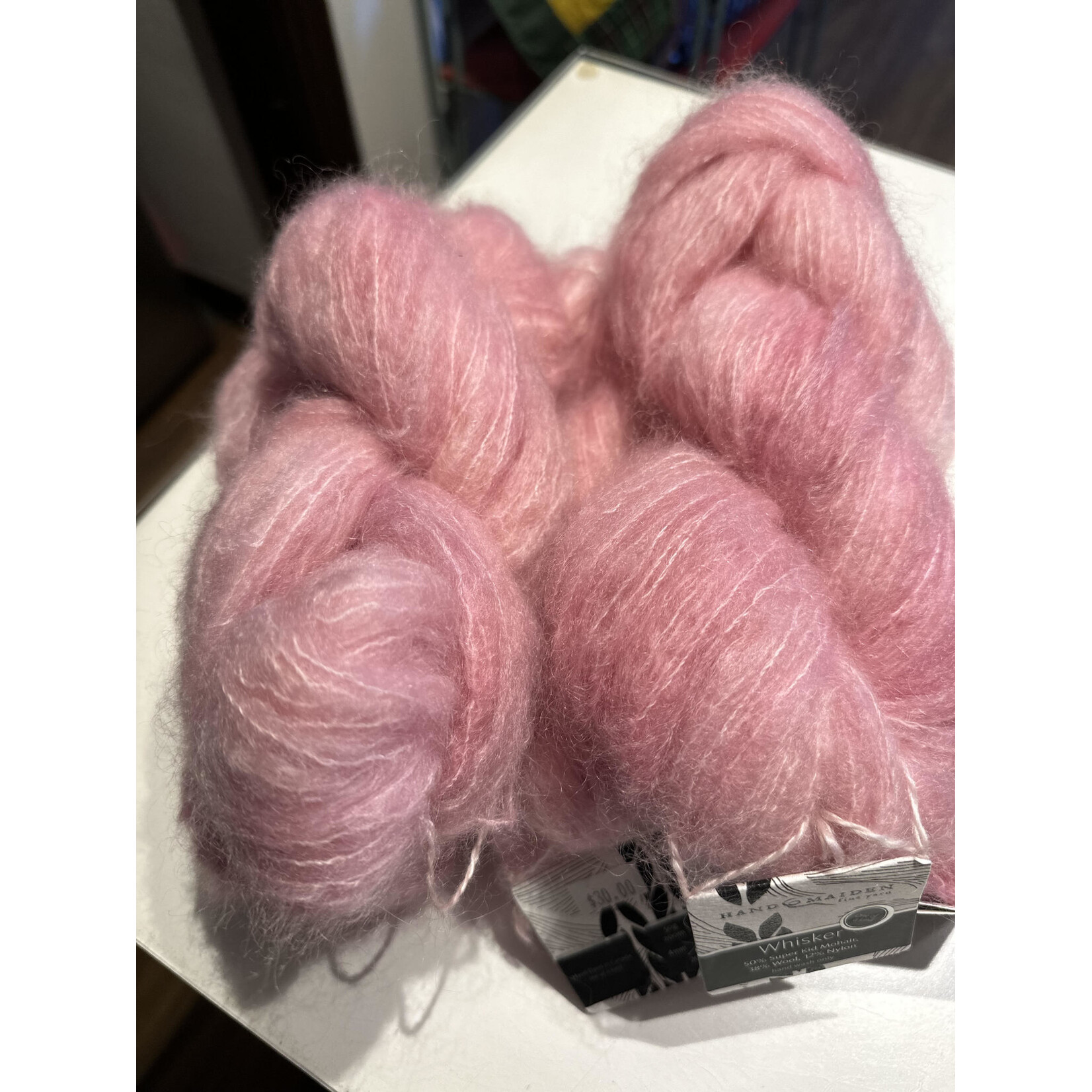 Handmaiden Fine Yarn -Whisker - Pink