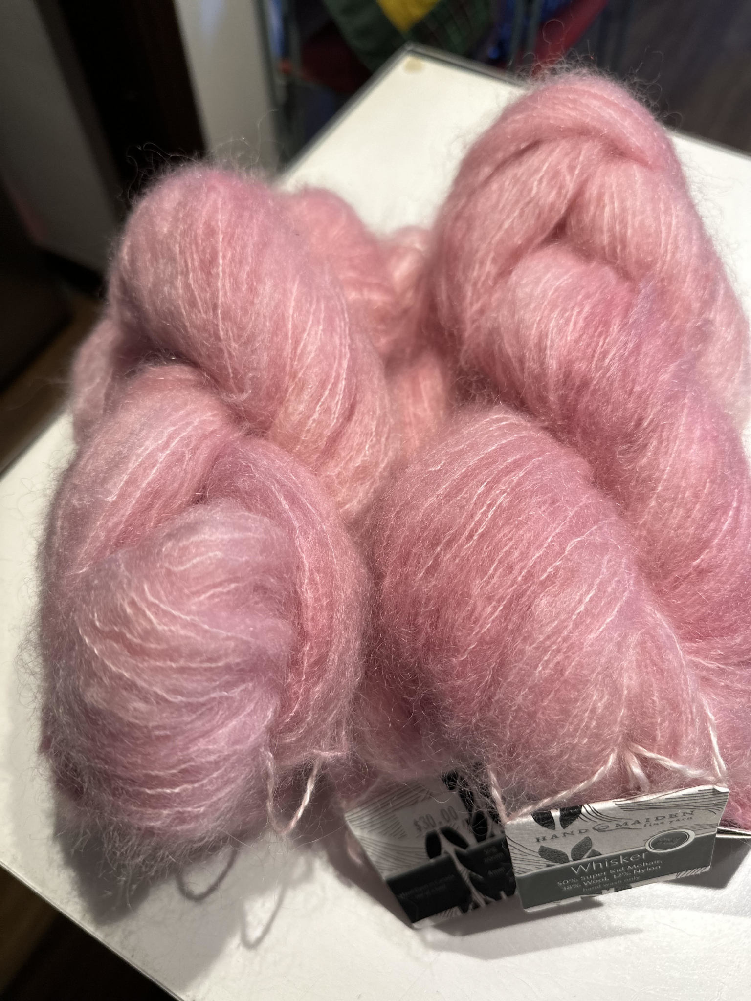 Whisker Mohair - Pink