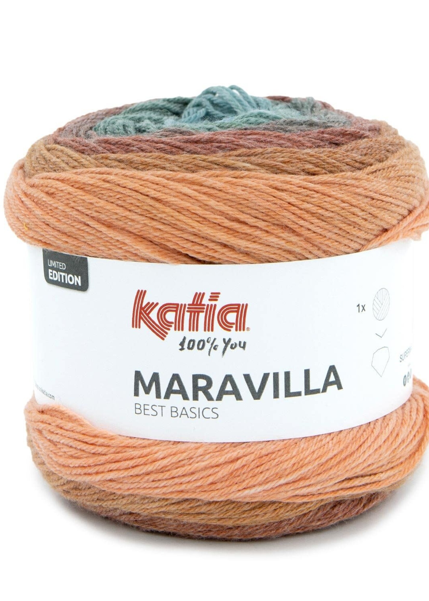 Katia Maravilla Gradient by Katia - 505 - Red-Green blue-Blue