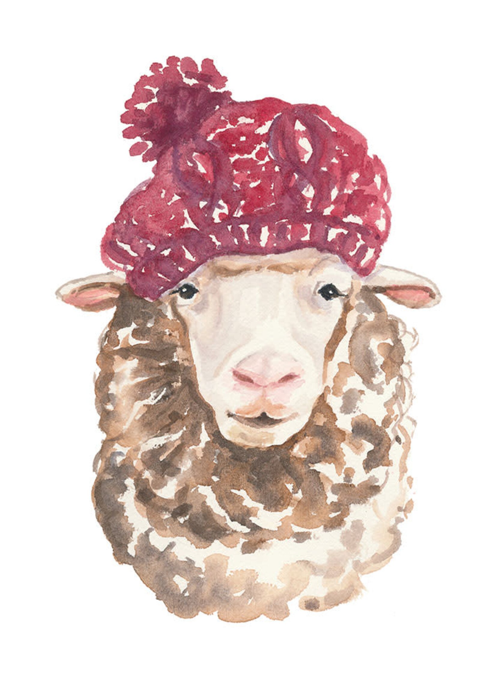 Greeting Card - Sheep