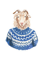 Greeting Card - Goat
