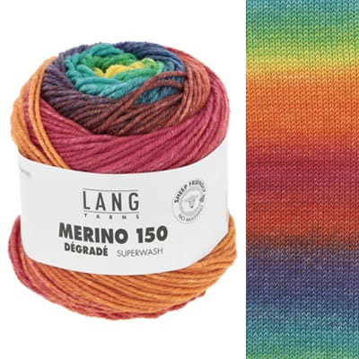 Lang Merino 150 Dégradé - Rainbow (LA40-0008)