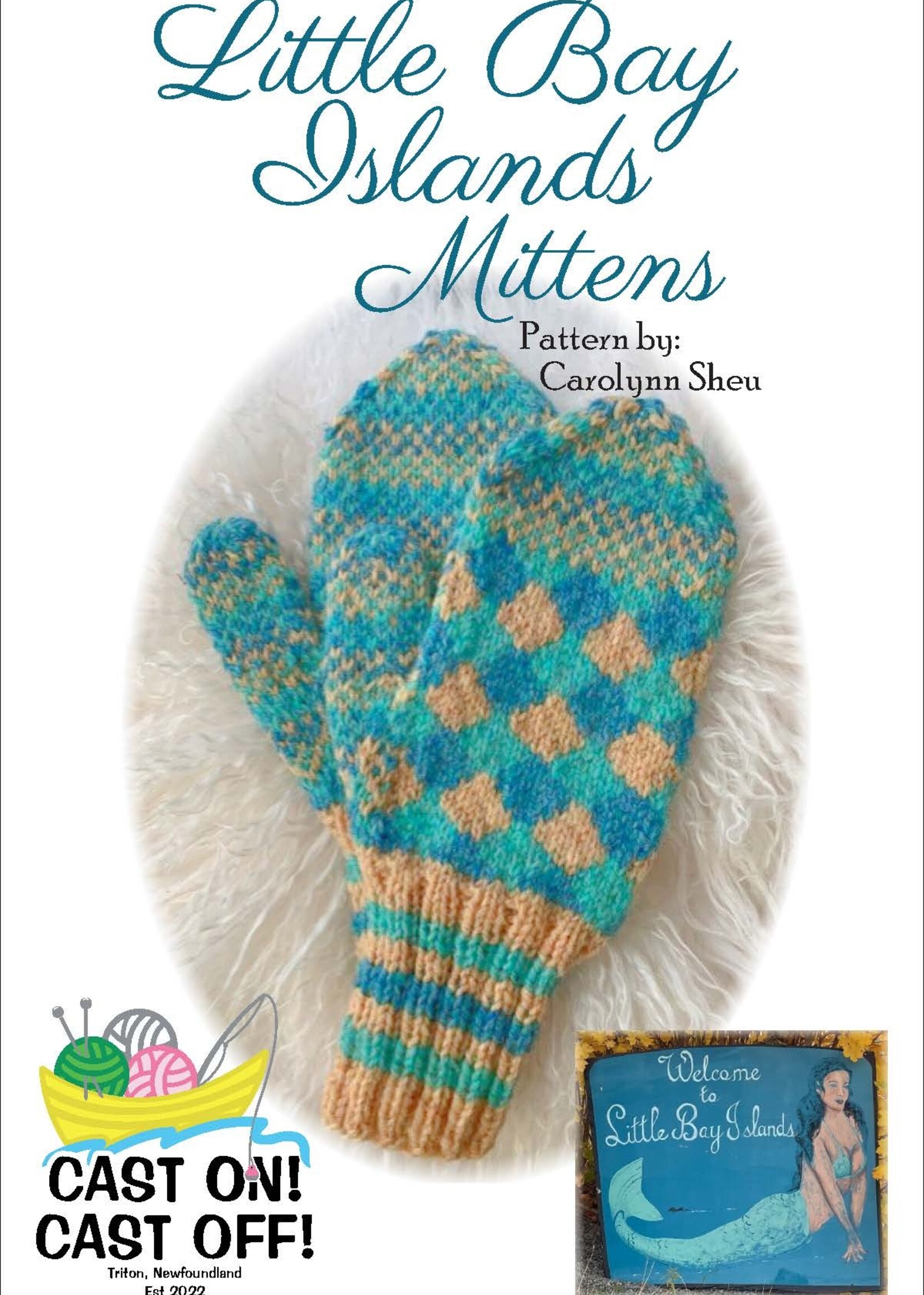 Little Bay Islands Mittens Kit with Pattern