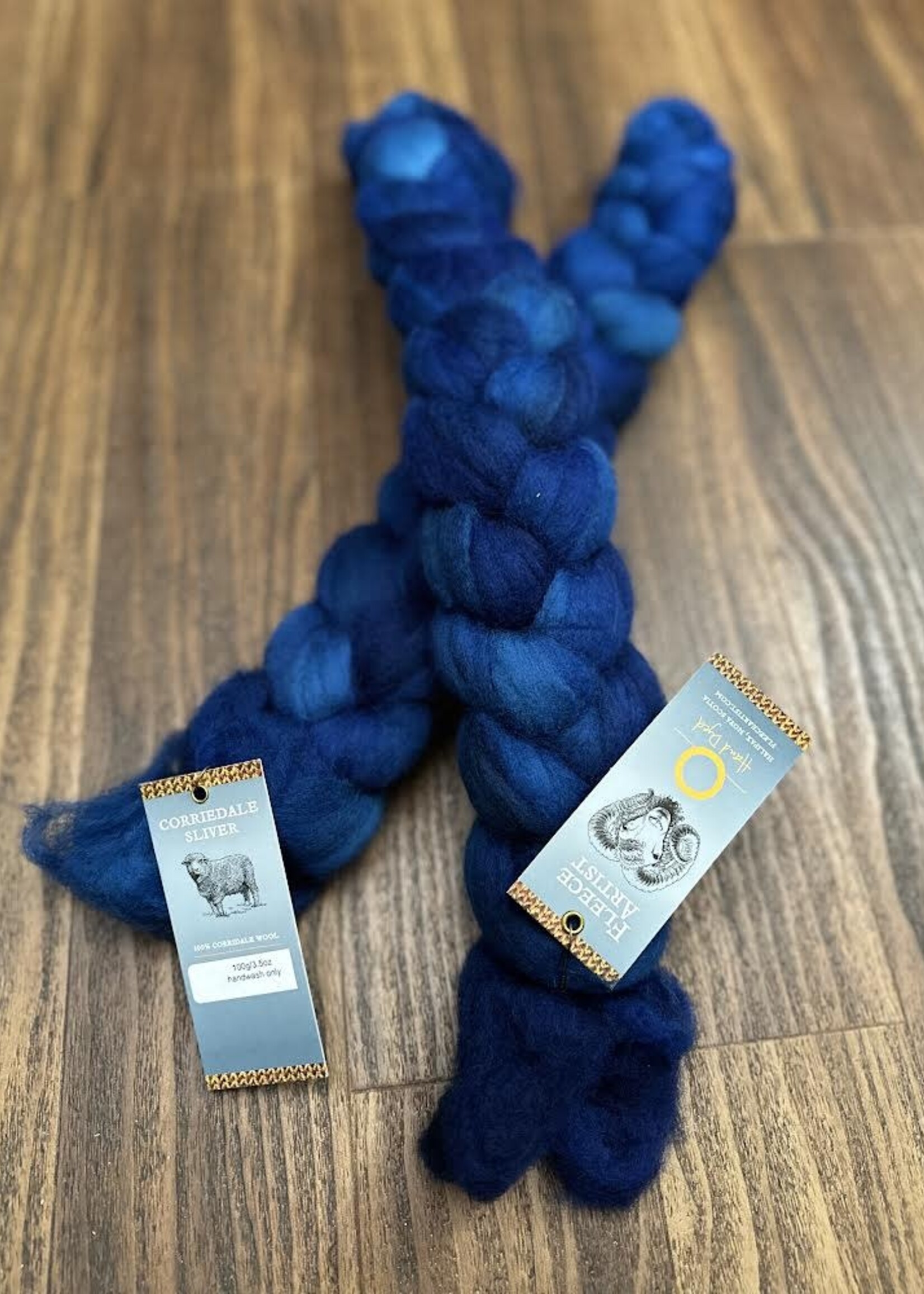 Fleece Artist FA Merino Sliver - NL Blueberries - 100g Braid