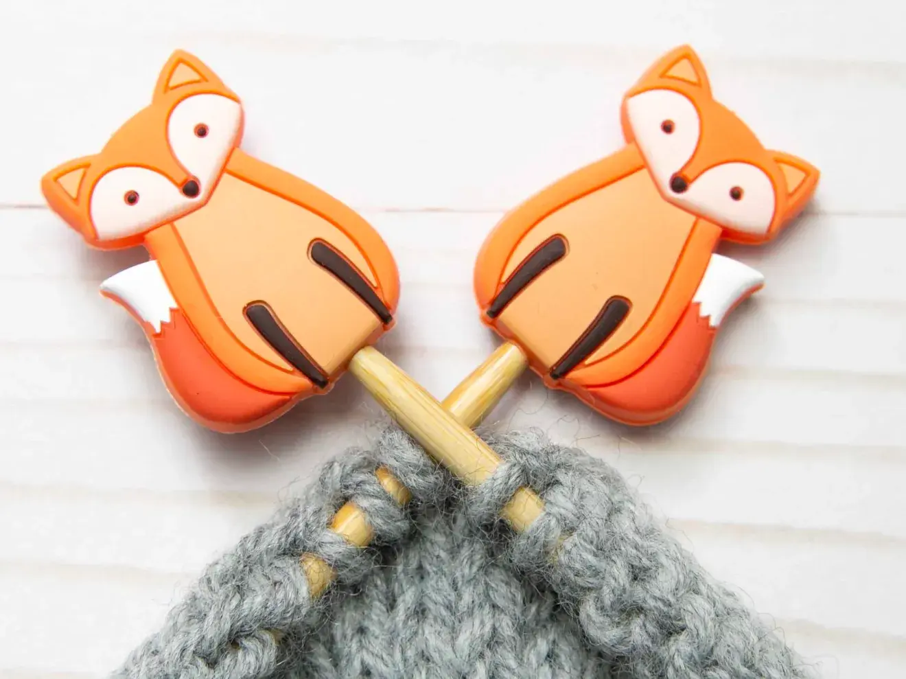 Fox & Pine Stitch Stoppers - Fox