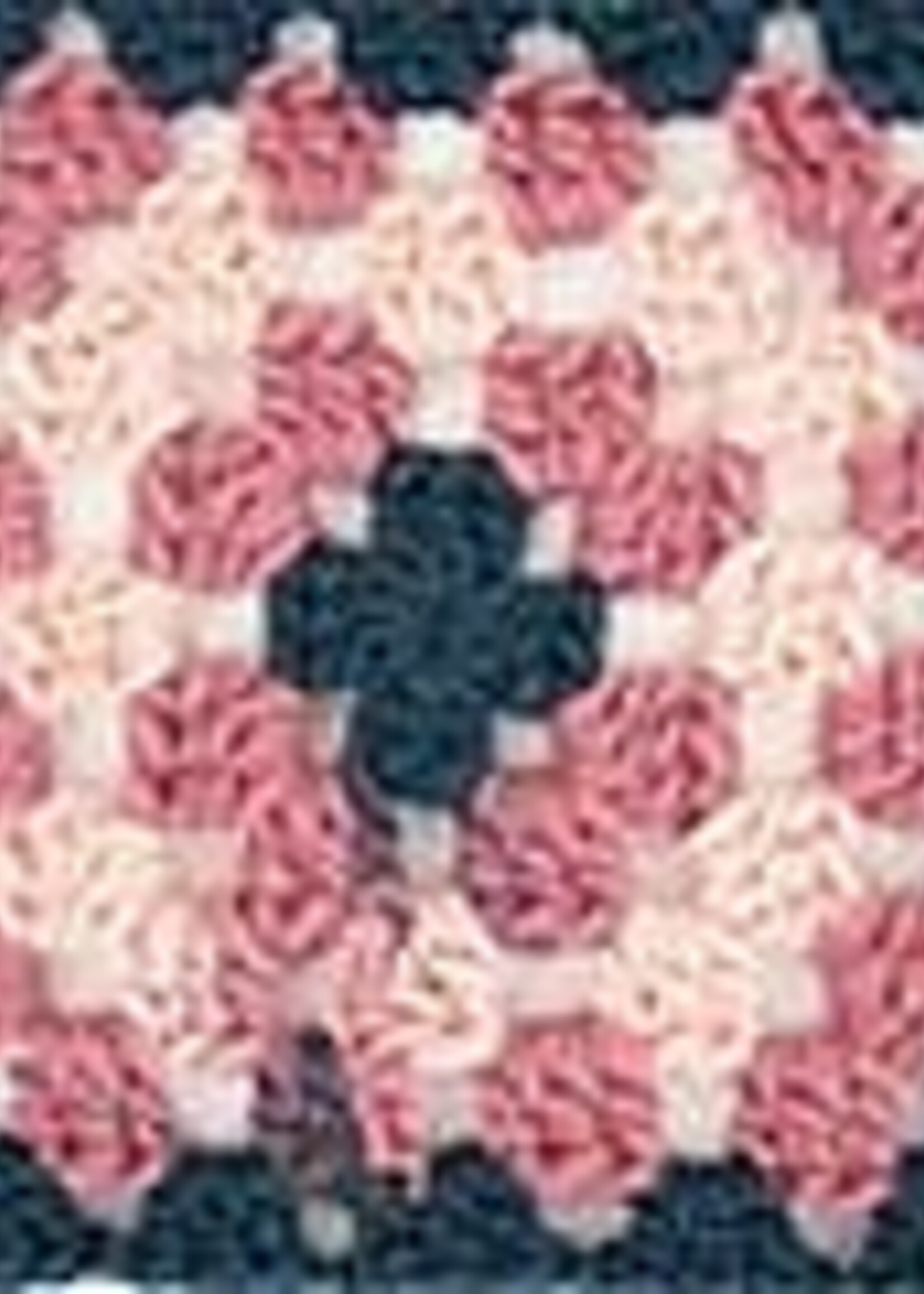 Katia INSTAGRANNY Merino Wool - 101 - Green Blue-Medium Rose-Light Pink