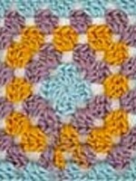 Katia INSTAGRANNY Merino Wool - 102 - Water Blue-Light Lilac-Ochre