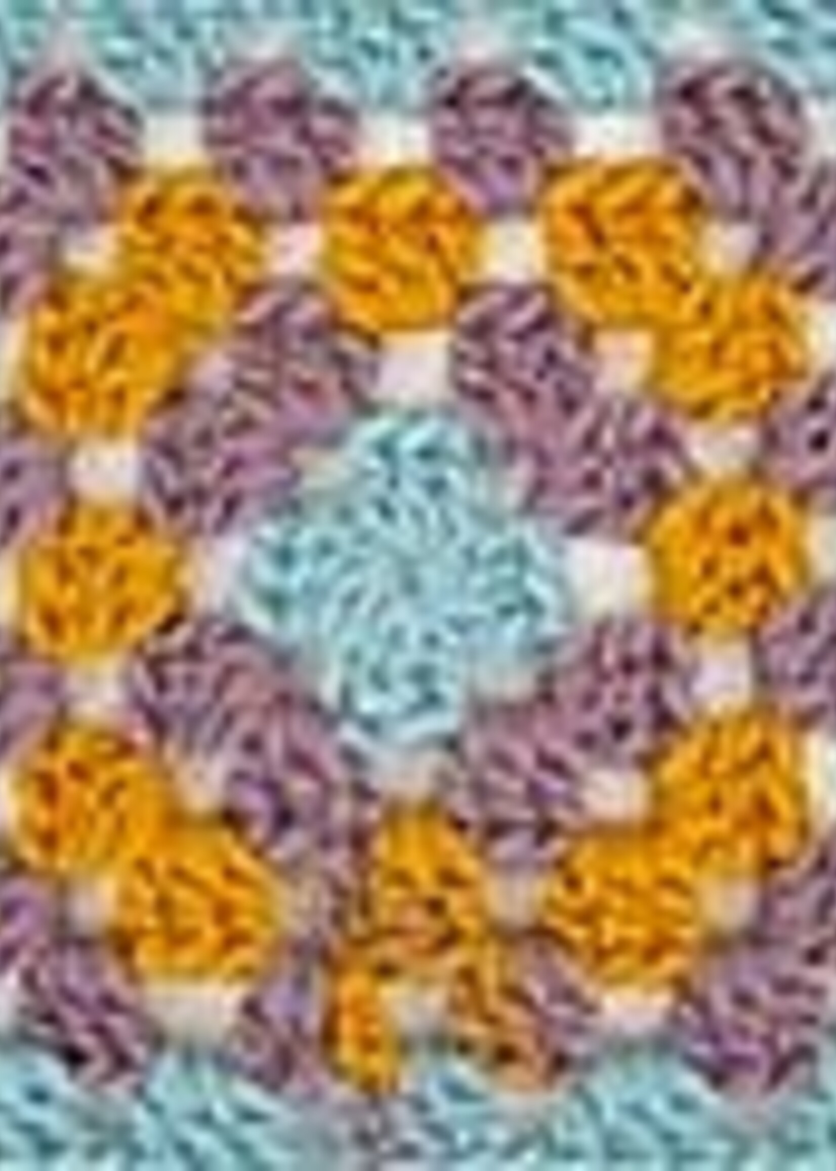 Katia INSTAGRANNY Merino Wool - 102 - Water Blue-Light Lilac-Ochre