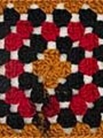 Katia INSTAGRANNY Merino Wool - 107 - Camel-Black-Red