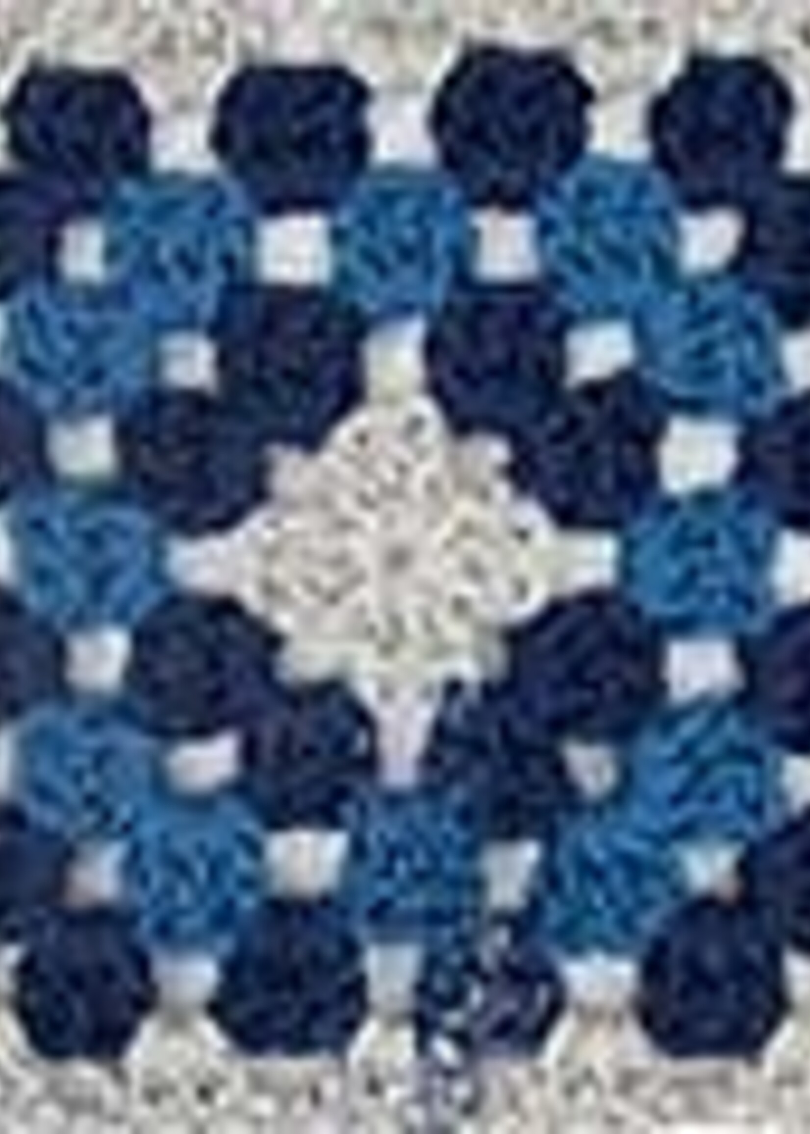 Katia INSTAGRANNY Merino Wool - 109 - Grey-Dark Blue-Medium Blue