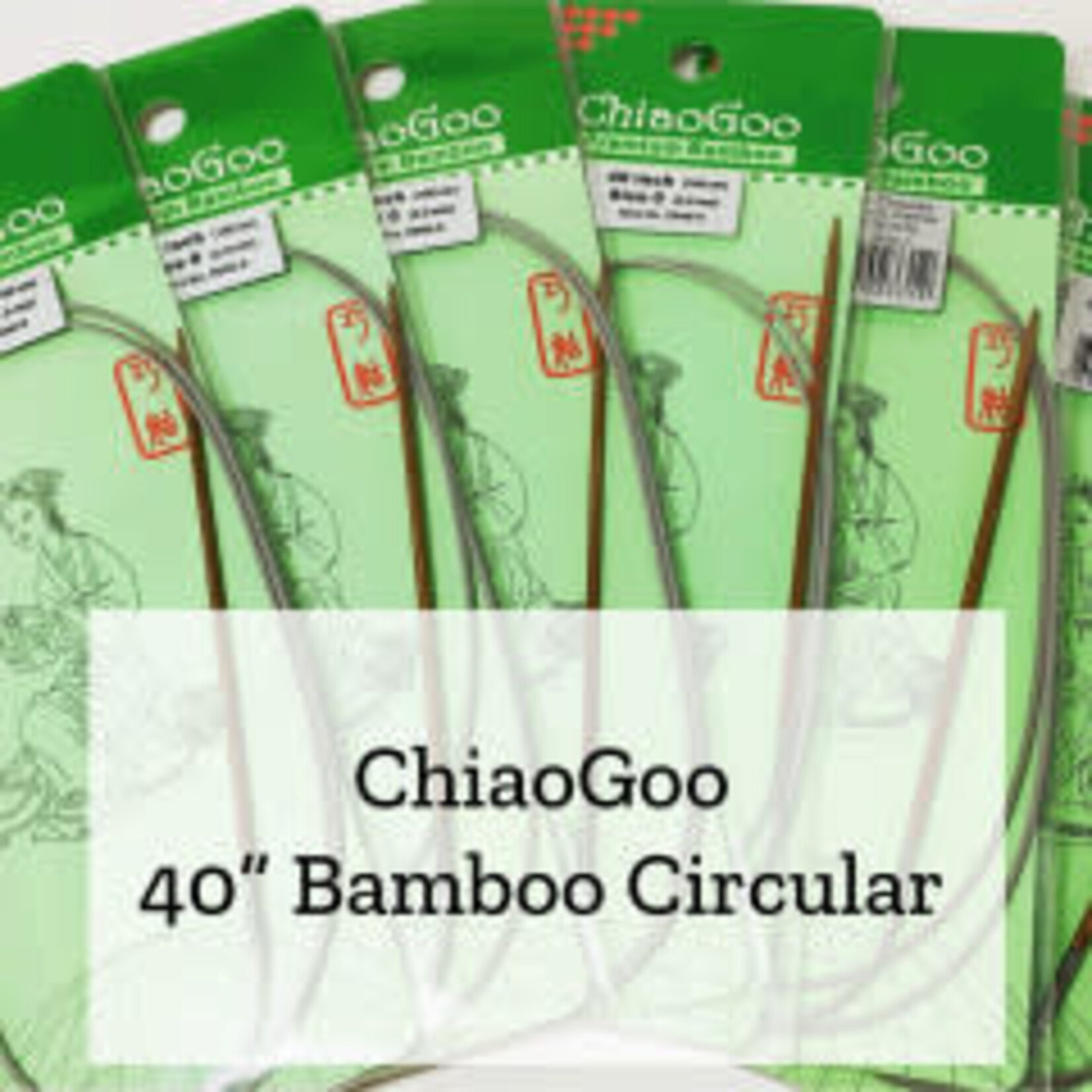 ChiaoGoo ChiaoGoo Bamboo Circular 40" 6.0 mm - 50% OFF