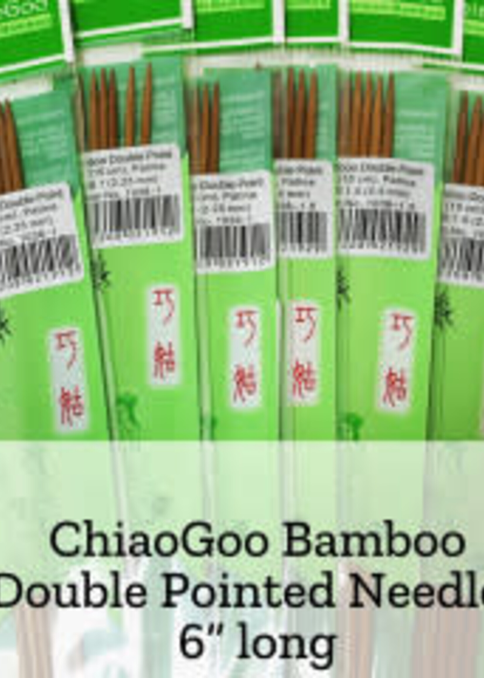 ChiaoGoo ChiaoGoo Bamboo DPN - 6” -  6 mm