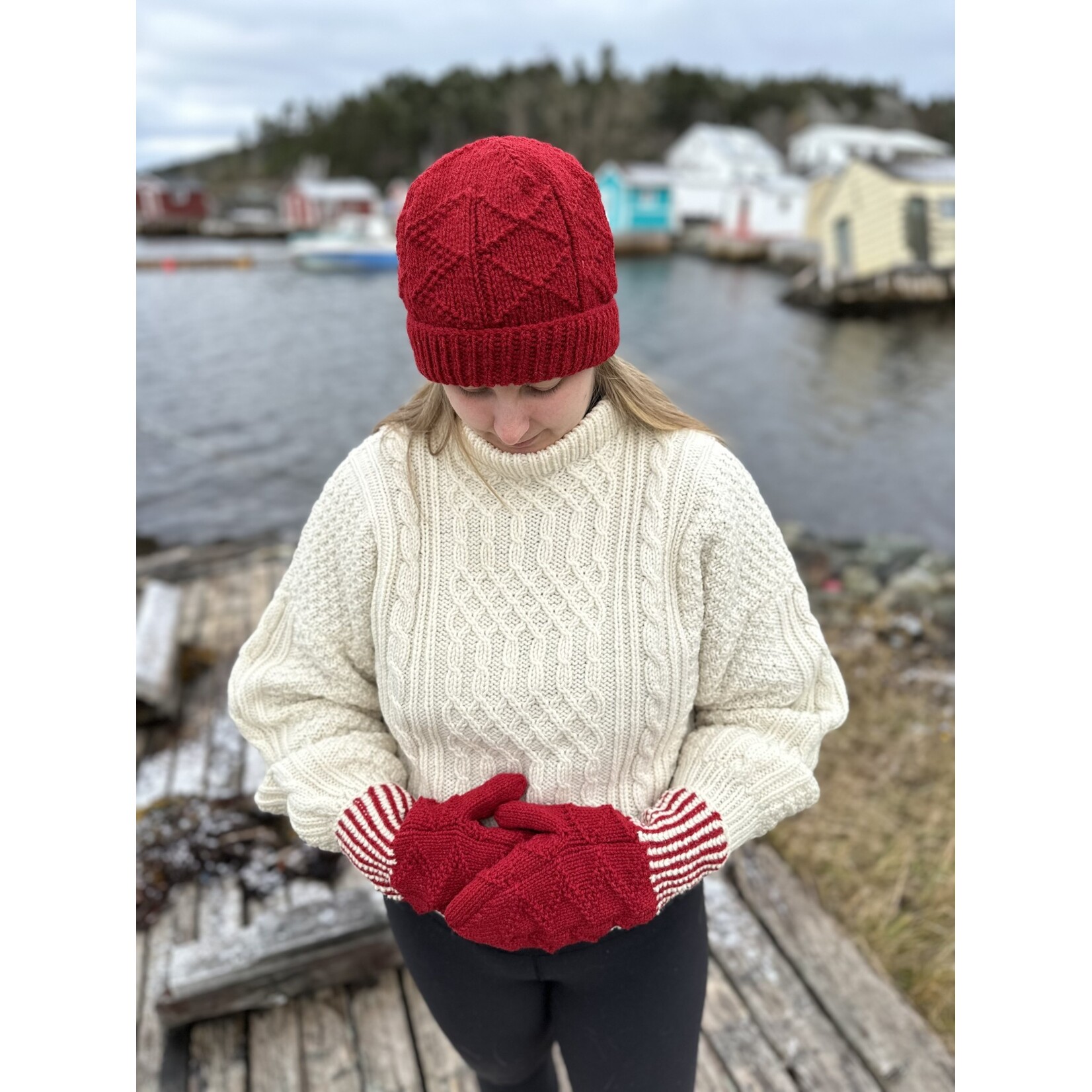 Newfoundland Guernsey Mittens & Hat Pattern