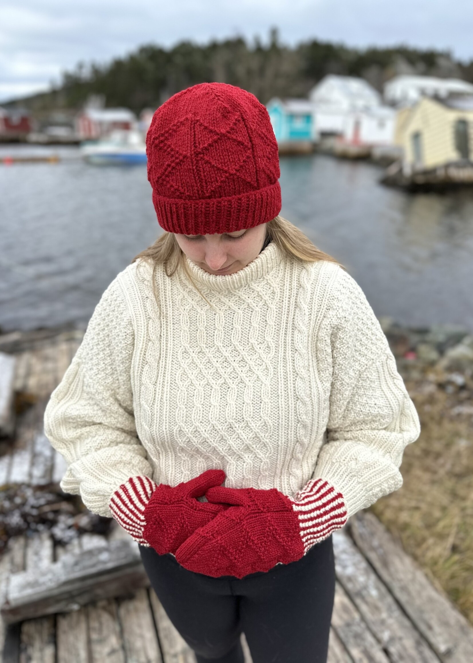 Newfoundland Guernsey Mittens & Hat Pattern
