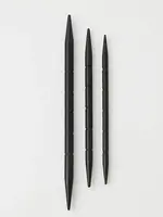 Lantern Moon Ebony Wood Cable Needles - Set of 3 - Size 3, 6, 8 (3.25, 4.0, 5mm)