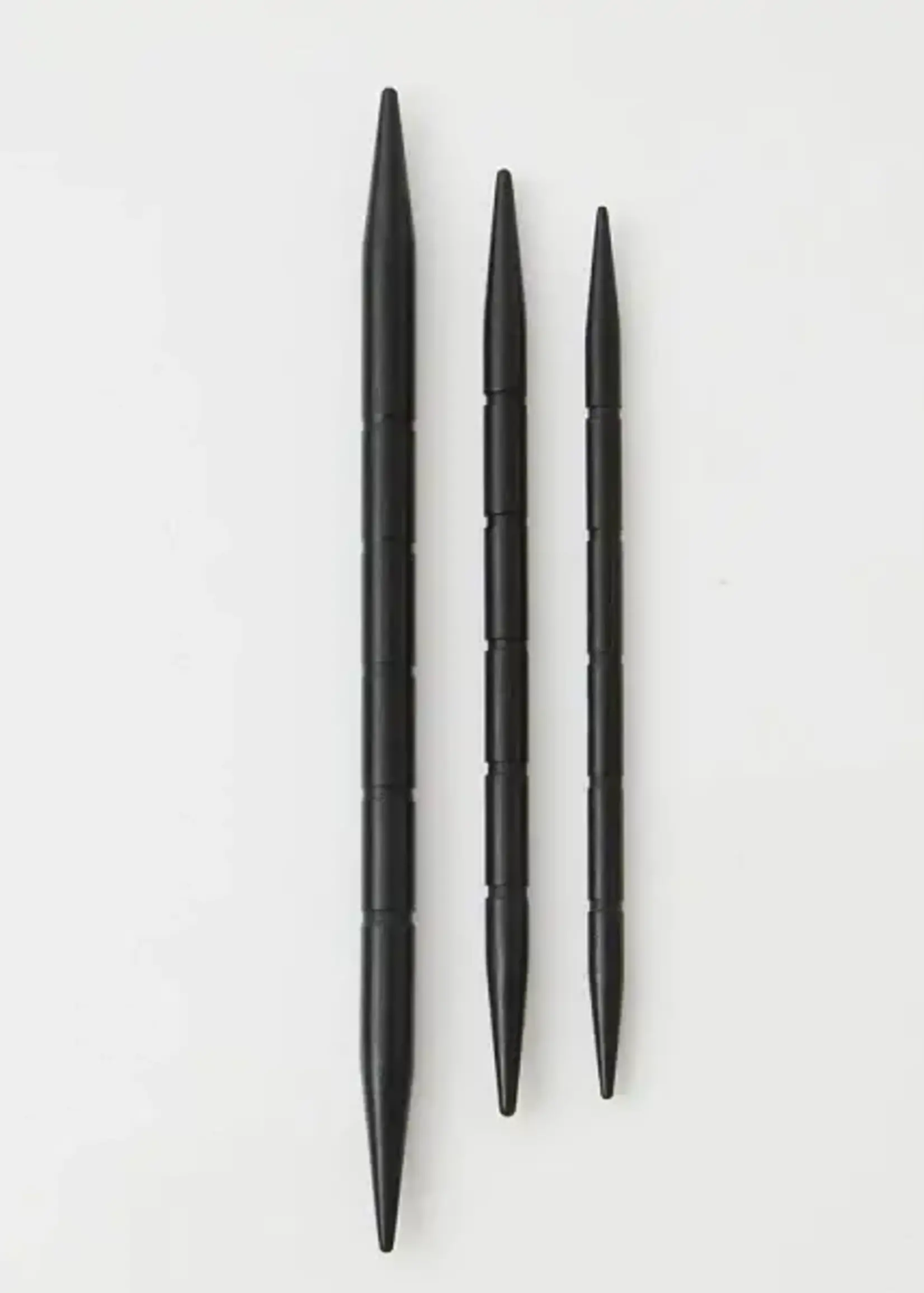 Lantern Moon Ebony Wood Cable Needles - Set of 3 - Size 3, 6, 8 (3.25, 4.0, 5mm)