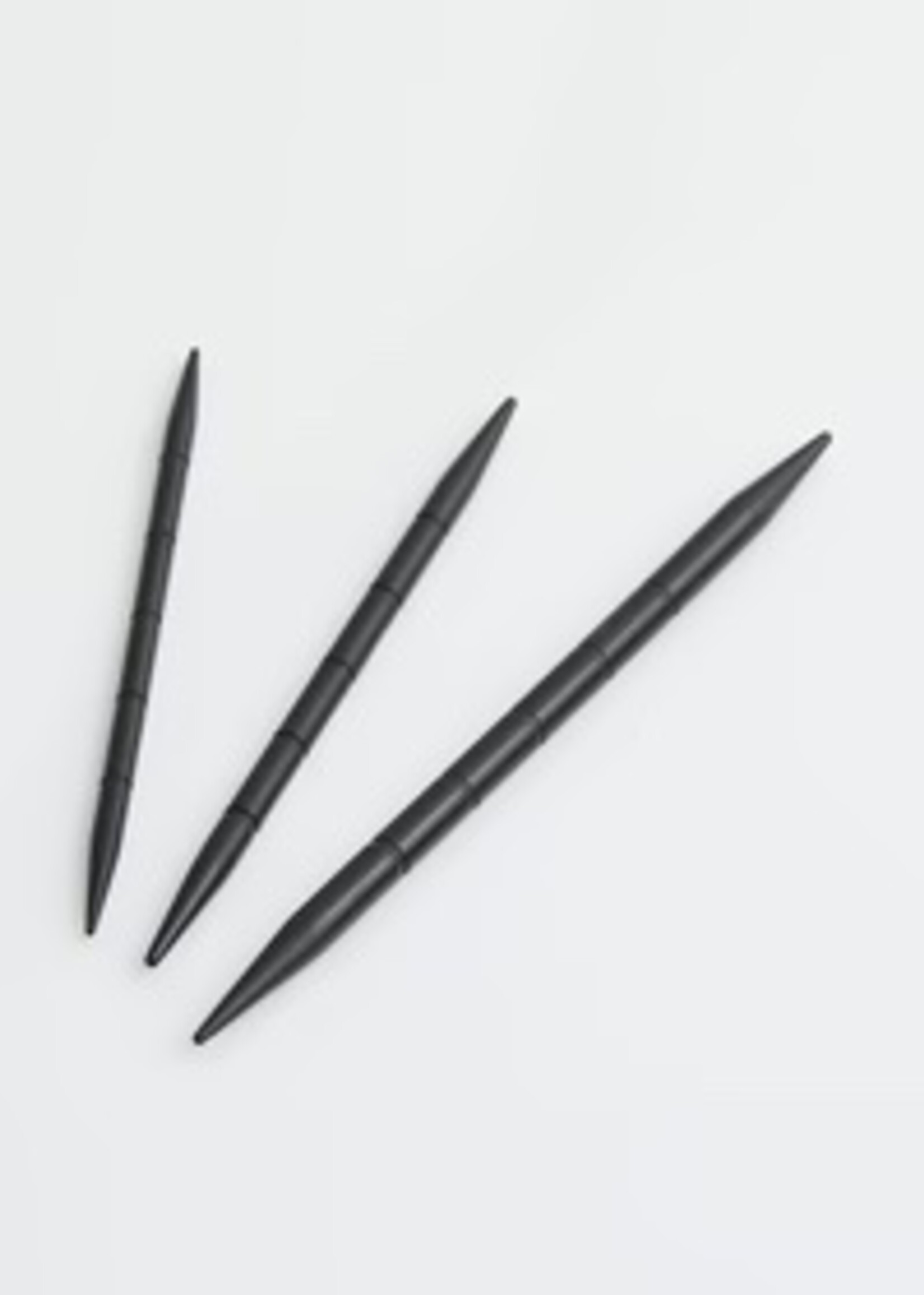 Lantern Moon Ebony Wood Cable Needles - Set of 3 - Size 3, 6, 8 (3.25, 4.0, 5mm)