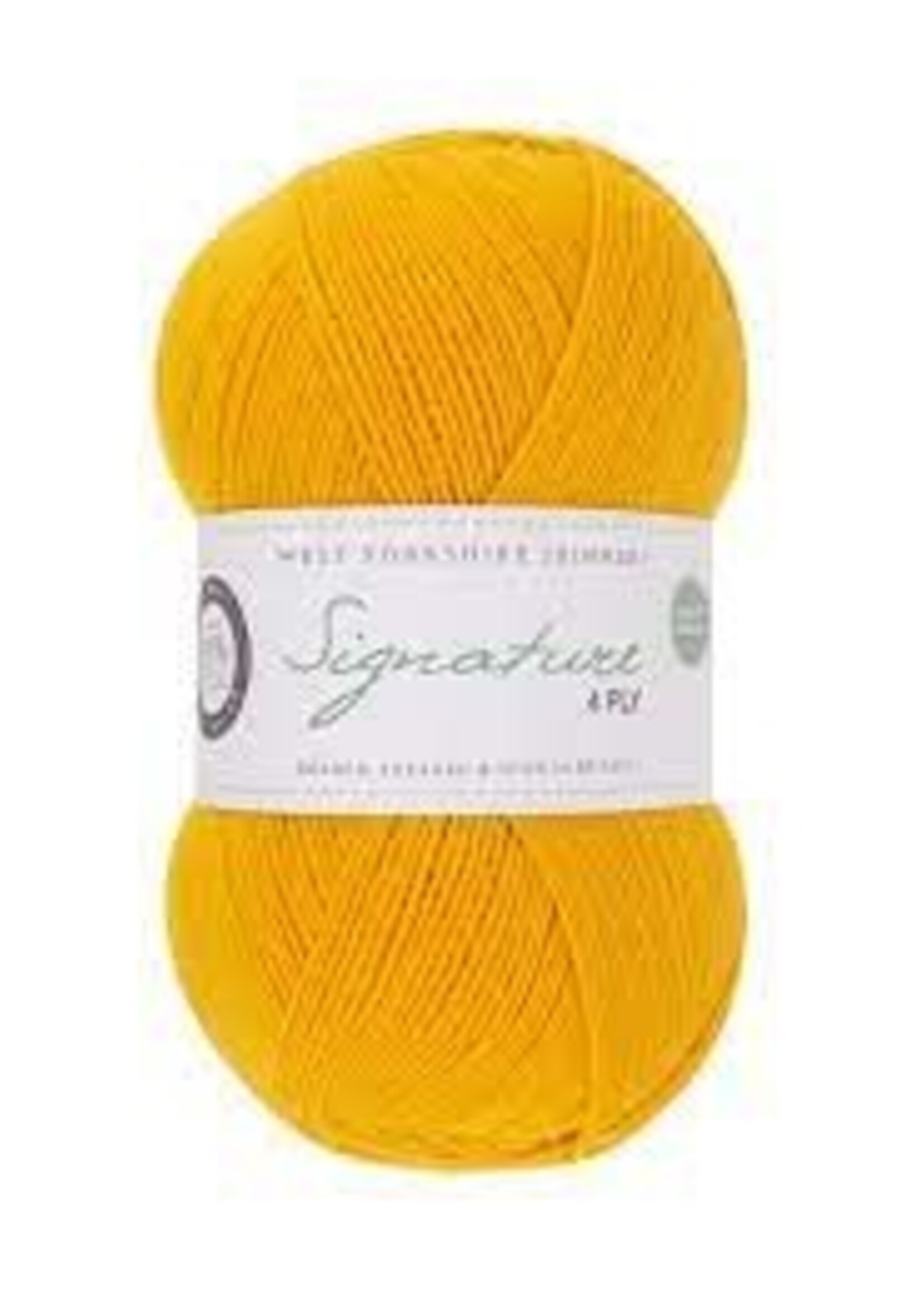 WYS Signature 4 Ply Solids - Sunflower 1001